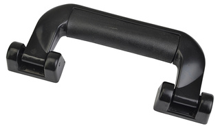 Plastic Handle Suitcase Style in Black